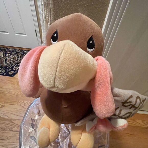Precious Moments Tender Tails Turkey Plush Eat Ham 1999 - Picture 6 of 16